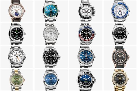 rolex line up|Rolex watches collection.